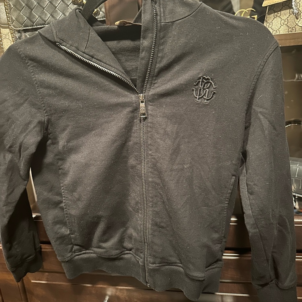 Roberto Cavalli Black Hoodie
